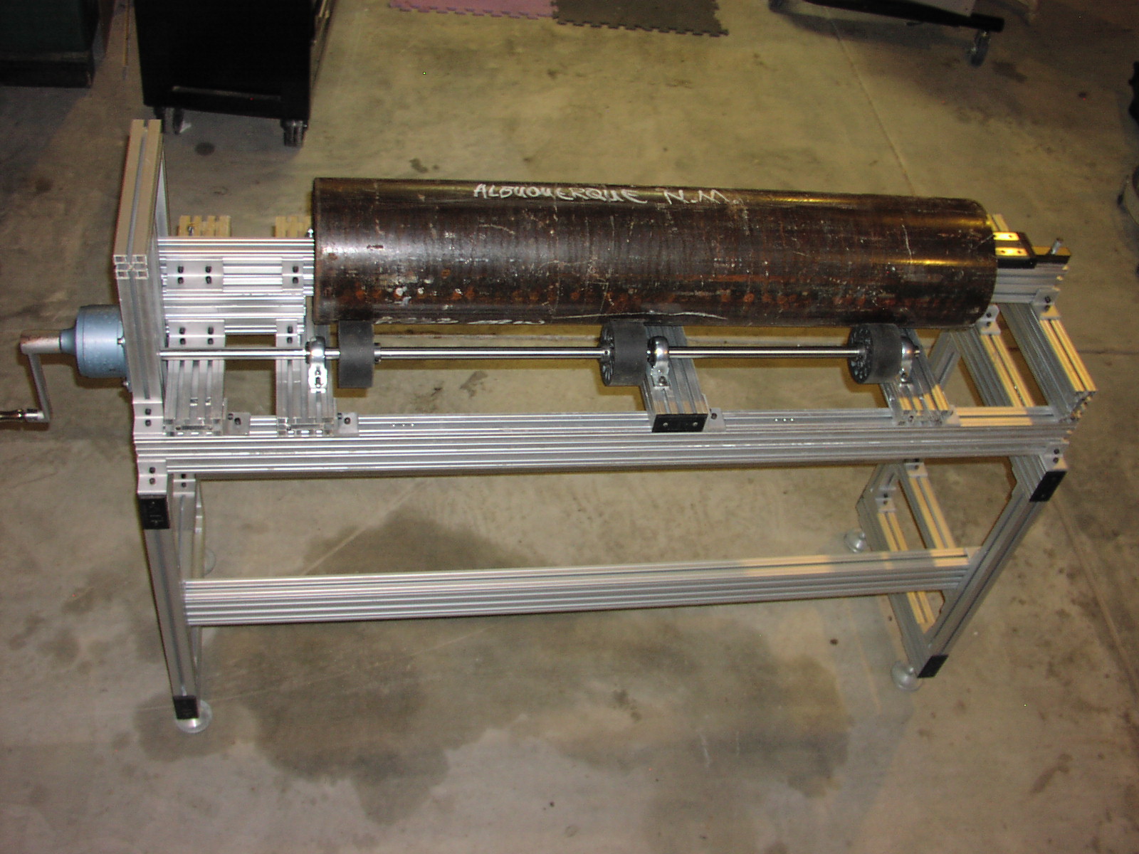 Horizontal Pipe Test Stand